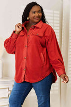 Cargar imagen en el visor de la galería, Heimish Cozy Girl Full Size Button Down Shacket