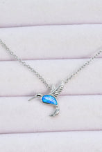 Load image into Gallery viewer, Opal Bird 925 Sterling Silver Necklace