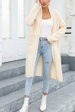 Cargar imagen en el visor de la galería, Open Front Pocketed Cardigan