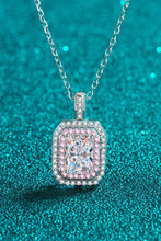 Cargar imagen en el visor de la galería, 1 Carat Moissanite Geometric Pendant Chain Necklace