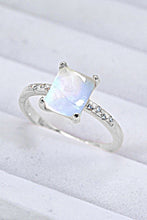 Load image into Gallery viewer, Square Moonstone Ring
