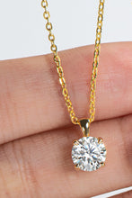 Load image into Gallery viewer, 925 Sterling Silver 1 Carat Moissanite Chain-Link Necklace