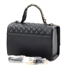 Cargar imagen en el visor de la galería, Black HOT SEXY Quilted Satchel Set