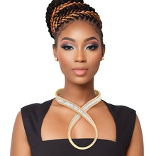Load image into Gallery viewer, Gold Mesh Infinity Choker Set