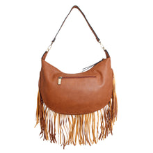 Load image into Gallery viewer, Purse Brown Round Fringe Hobo Bag for Women