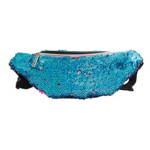 Cargar imagen en el visor de la galería, Blue to Purple Sequin Fanny Pack