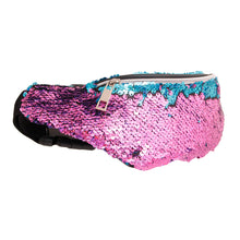 Cargar imagen en el visor de la galería, Blue to Purple Sequin Fanny Pack