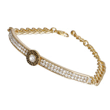 Cargar imagen en el visor de la galería, Designer Gold Half Chain Bangle