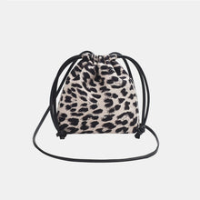 Load image into Gallery viewer, Drawstring Leopard Crossbody Bag
