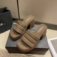 Cargar imagen en el visor de la galería, Open Toe Block Heel Sandals
