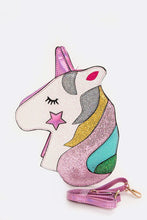 Cargar imagen en el visor de la galería, Iconic Unicorn Convertible Clutch Bag
