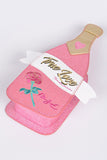 True Love Champaign Bottle Iconic Swing Bag