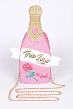 Cargar imagen en el visor de la galería, True Love Champaign Bottle Iconic Swing Bag
