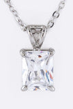 Square CZ Pendant