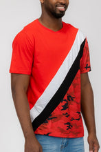 Load image into Gallery viewer, SHORT SLEEVE CAMO COLOR BLOCK TSHIRT
