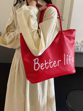 Cargar imagen en el visor de la galería, BETTER LIFE PU Leather Tote Bag
