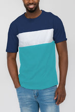 Load image into Gallery viewer, COLOR BLOCK SHORT SLEEVE TSHIRT
