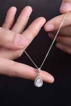 Cargar imagen en el visor de la galería, 1.5 Carat Moissanite 925 Sterling Silver Teardrop Necklace
