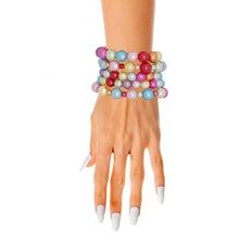 Cargar imagen en el visor de la galería, 5 Pcs Rainbow Pearl Bracelets

