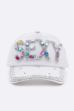 Cargar imagen en el visor de la galería, Crystal SEXY Embelished Fashion Denim Cap
