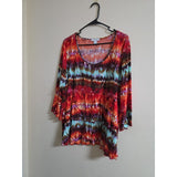 Flowing silhouettes with on-trend prints for everyday wear blouse - PREOWNED