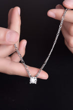 Cargar imagen en el visor de la galería, 2 Carat Moissanite 925 Sterling Silver Pendant Necklace
