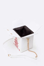 Cargar imagen en el visor de la galería, Chinese Take Out Box Fashion Clutch-
