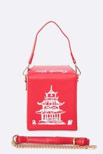Cargar imagen en el visor de la galería, Chinese Take Out Box Fashion Clutch-
