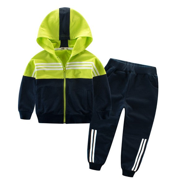 Sporty Hoodie and Sweatpants Set