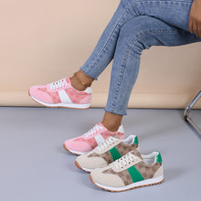 Cargar imagen en el visor de la galería, Contrast Round Toe Flat Sneakers
