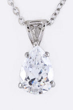Cargar imagen en el visor de la galería, Teardrop CZ Pendant
