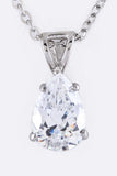 Teardrop CZ Pendant