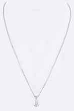 Cargar imagen en el visor de la galería, Teardrop CZ Pendant
