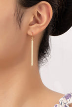 Load image into Gallery viewer, Minimalist match stick drop earrings
