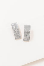 Load image into Gallery viewer, Rhinestone Curved Earrings
