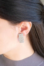 Load image into Gallery viewer, Rhinestone Curved Earrings
