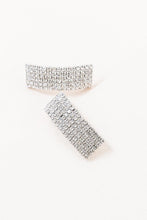 Load image into Gallery viewer, Rhinestone Curved Earrings
