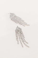 Load image into Gallery viewer, Rhinestone Tassel Earrings
