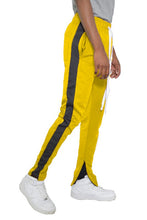 Load image into Gallery viewer, SINGLE STRIPE ANKLE ZIPPER TRACK PANTS
