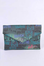 Load image into Gallery viewer, Graffiti Mix Color Iconic Envelope Clutch Bag
