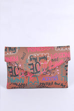 Load image into Gallery viewer, Graffiti Mix Color Iconic Envelope Clutch Bag

