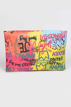 Load image into Gallery viewer, Graffiti Mix Color Iconic Envelope Clutch Bag
