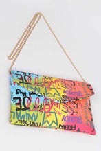 Load image into Gallery viewer, Graffiti Mix Color Iconic Envelope Clutch Bag
