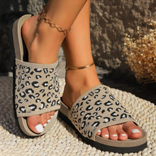 Cargar imagen en el visor de la galería, Leopard Open Toe Sandals
