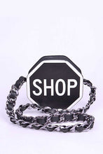 Cargar imagen en el visor de la galería, STOP Sign Chunky Chain Swing Bag

