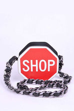 Cargar imagen en el visor de la galería, STOP Sign Chunky Chain Swing Bag
