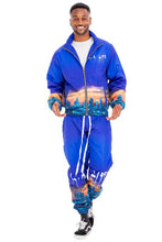 Cargar imagen en el visor de la galería, NYC LIFE LA LIFE PRINT WINDBREAK TRACK SUIT
