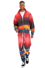 Cargar imagen en el visor de la galería, NYC LIFE LA LIFE PRINT WINDBREAK TRACK SUIT
