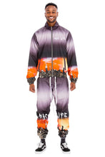 Load image into Gallery viewer, NYC LIFE LA LIFE PRINT WINDBREAK TRACK SUIT
