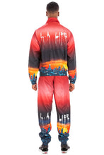 Cargar imagen en el visor de la galería, NYC LIFE LA LIFE PRINT WINDBREAK TRACK SUIT
